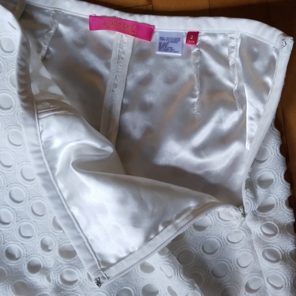 Catherine Malandrino white lace shorts size 2 - Picture 7 of 8